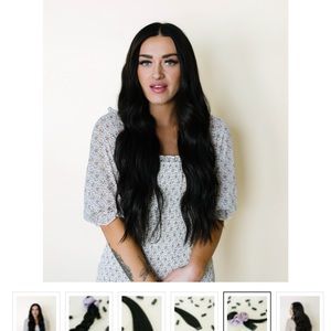 Jz style styles tape in extensions black licorice